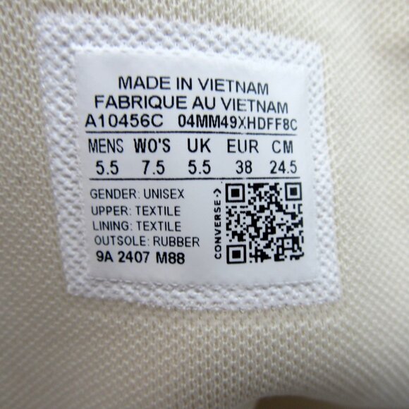 Converse Chuck Taylor All Star XX HI Womens Size 7.5 White Sneakers NEW - Picture 14 of 16